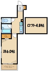 メゾンドソレイユの物件間取画像